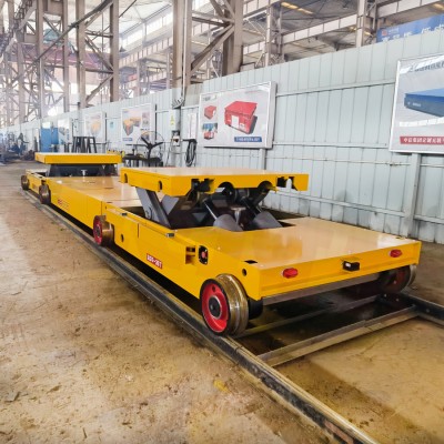 35 tonna Scissor Forc ardaithe Cart Iompair Iarnróid